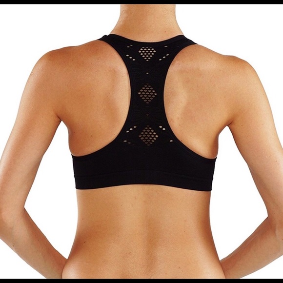 Rose mesh Racerback sports bra - Picture 9 of 10